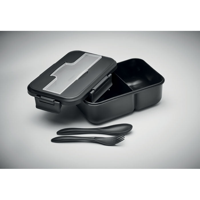 Branded Lunch box with cutlery in PP