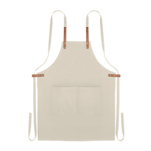 Branded Organic cotton apron 340 gr/m²