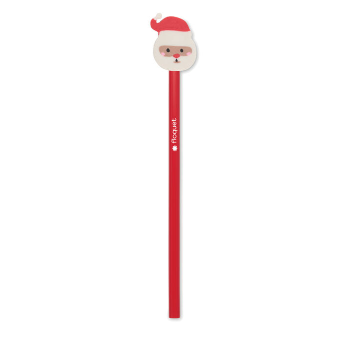 Christmas pencil with eraser