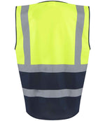 Regatta High Visibility Pro Executive Vest Yellow/Navy
