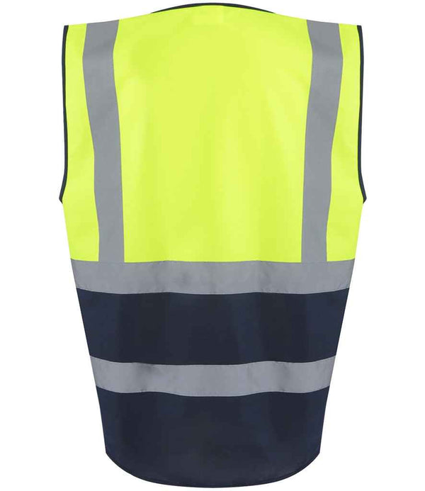 Regatta High Visibility Pro Executive Vest Yellow/Navy