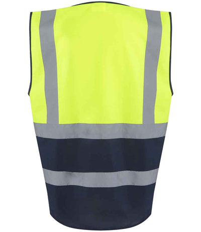 Regatta High Visibility Pro Executive Vest Yellow/Navy
