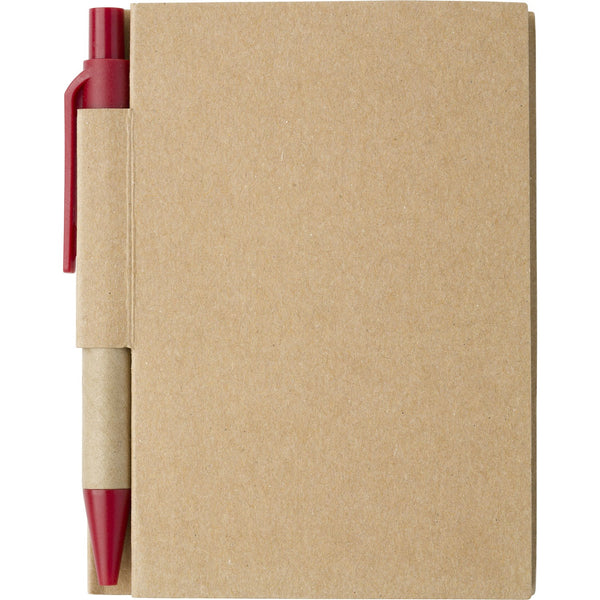 Nansladron Cardboard notebook with ballpen