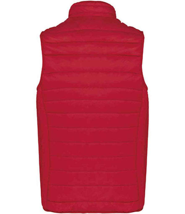 Kariban Lightweight Padded Bodywarmer Red