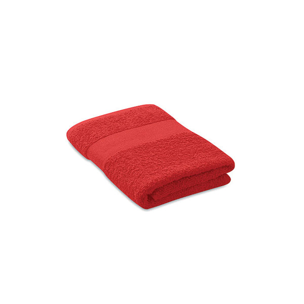 Towel organic cotton 100x50cm Red