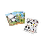 MADAGASCAR. Sticker set with six sheets