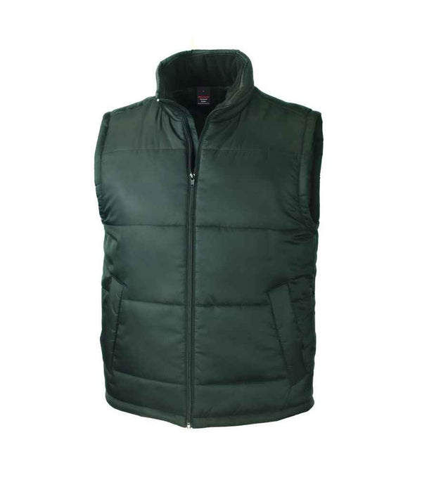 Result Core Padded Bodywarmer Bottle Green