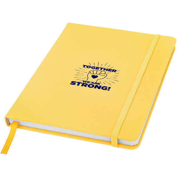 Spectrum A5 hard cover notebook Yellow