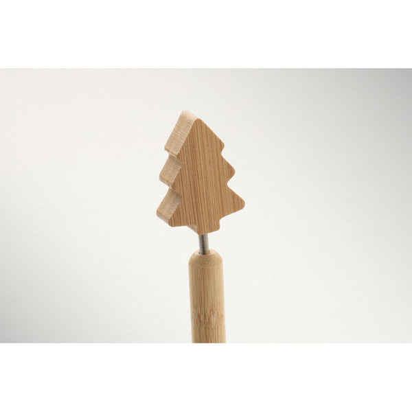 Bamboo Christmas tree ball pen