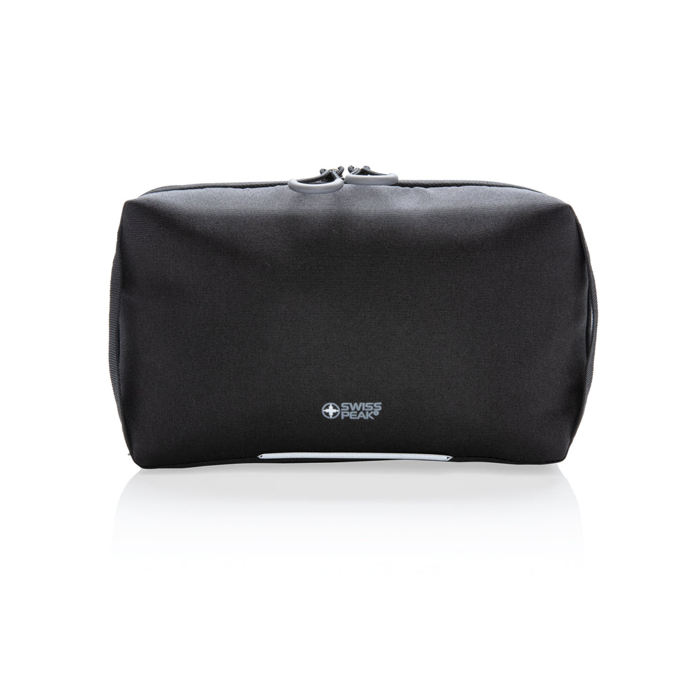 Branded Swiss Peak AWARE™ tech pouch PVC free