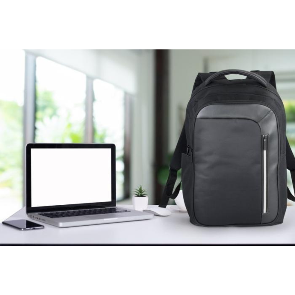 Branded Vault RFID 15" laptop backpack 16L