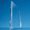 21.5cm Optical Crystal Facetted Peak Award