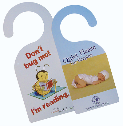 Branded Plastic Door Hangers