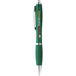Nash Ballpoint Pen in green with logo branded to the barrel