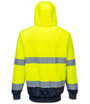 Portwest Hi-Vis Two Tone Hooded Sweatshirt