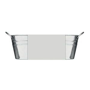 Branded Zinc tub with 3 herbs seeds