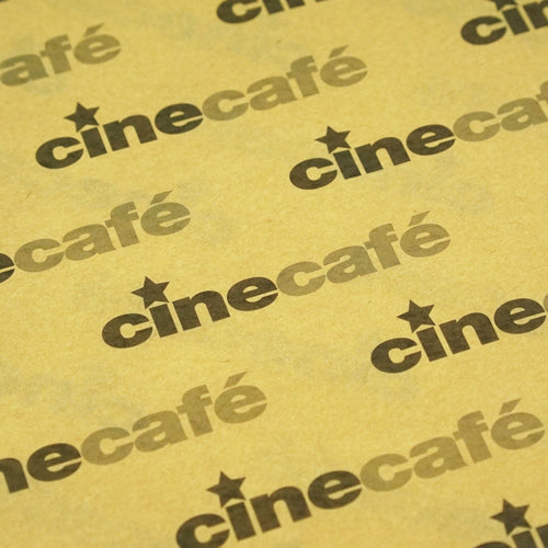 Greaseproof Printed Paper - Brown