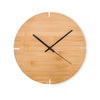 Branded Round shape bamboo wall clock