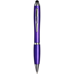 Curvy stylus ballpoint pen | Branded Curvy stylus Plastic pen