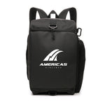 'Recycled 2-in-1 Duffle Backpack' BLACK Recycled Rucksack / Duffel Bag