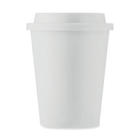 Double wall tumbler PP 300 ml with drinking lid