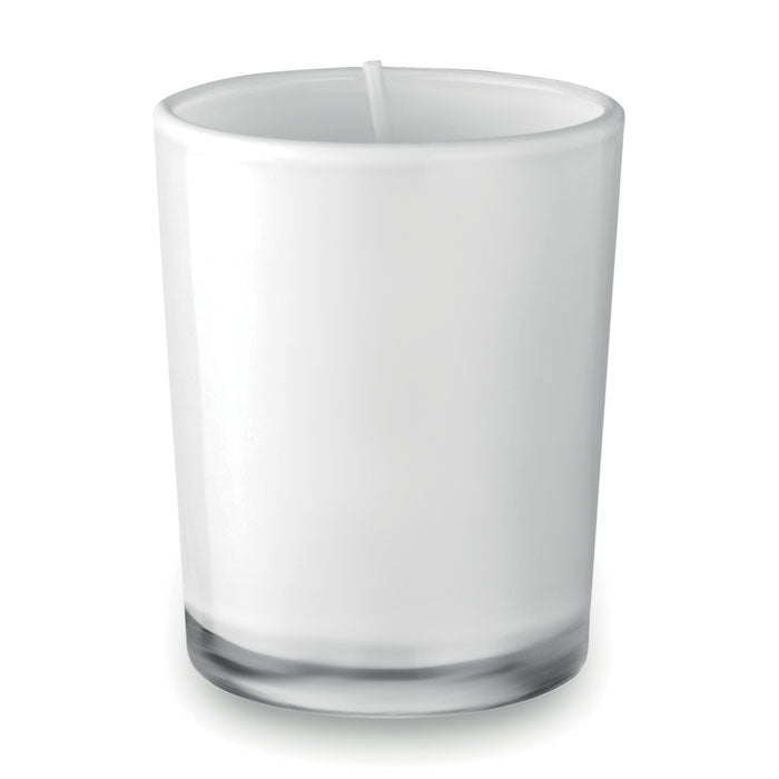 Branded Scented candle in glass