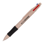 Quad Colour Wheat Straw Pen with grip