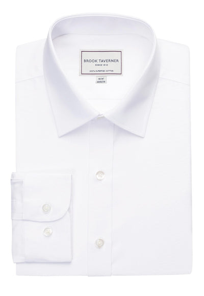 Branded Brook Taverner Este Slim Fit Non-Iron Shirt