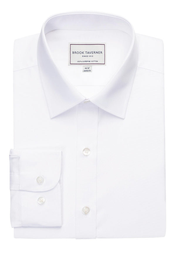 Branded Brook Taverner Este Slim Fit Non-Iron Shirt