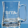 Branded 0.34ltr Handmade Curved Star Base Tankard