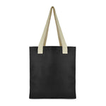 Branded Hegarty dyed canvas bag with cotton webbing handles