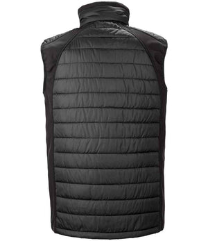 Result Genuine Recycled Compass Padded Gilet Black/Red