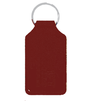 Branded Long Square Shaped Keyfob