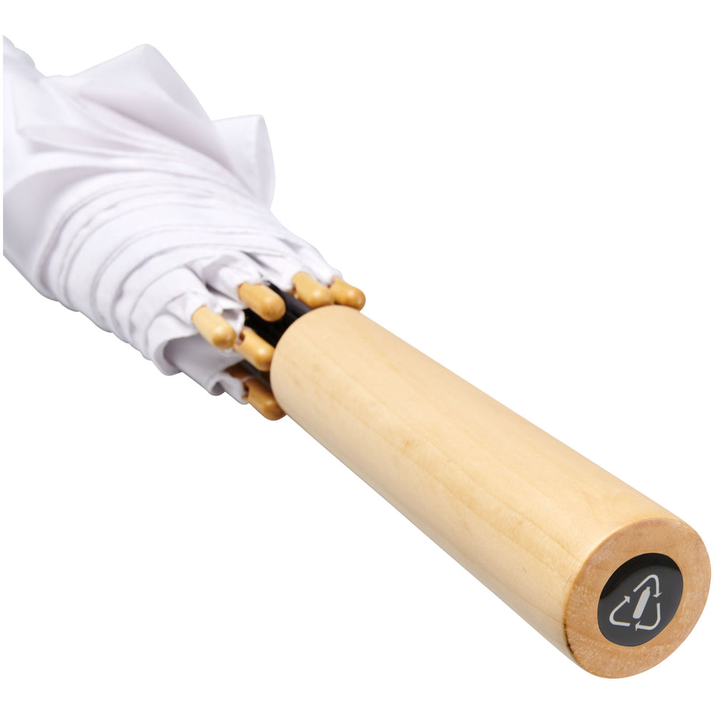 Branded Alina 23" auto open recycled PET umbrella
