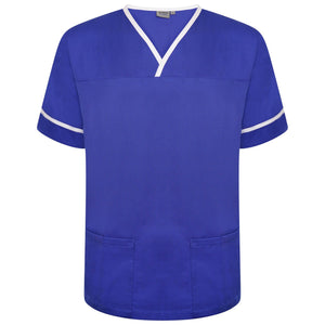 Behrens Contrast Trim Smart Scrub Top