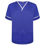 Behrens Contrast Trim Smart Scrub Top