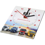Branded Brite-Clock® rectangular wall clock