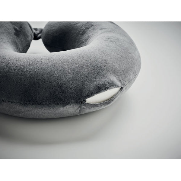 Branded Travel Pillow in 210D RPET
