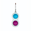 Branded Dimple Pop Fidget Keyring