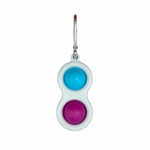 Branded Dimple Pop Fidget Keyring