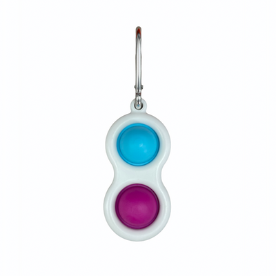 Branded Dimple Pop Fidget Keyring