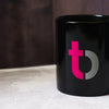 11oz Black Panel Mug