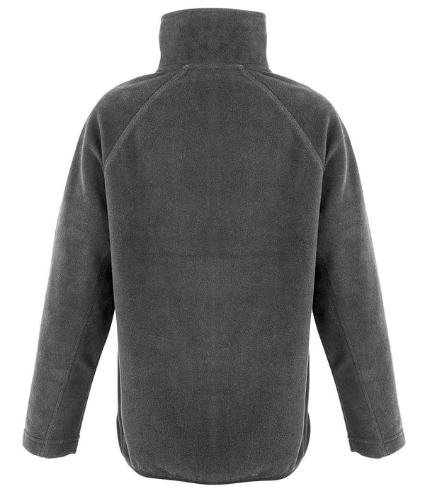 Result Genuine Recycled Kids Zip Neck Micro Fleece