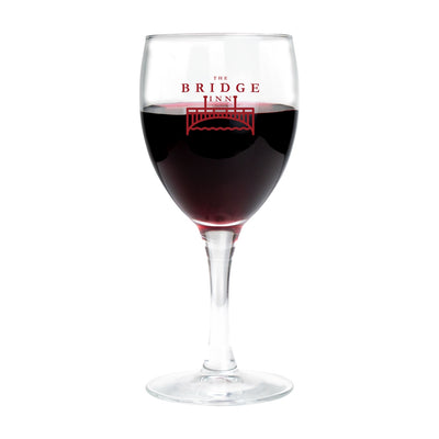 Branded Elegance Wine Glass