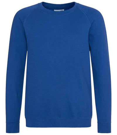 AWDis Academy Kids Raglan Sweatshirt Deep Royal