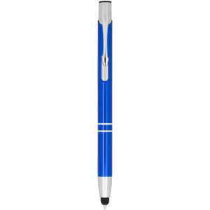 Moneta anodized aluminium click stylus ballpoint pen