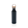 Branded Modern stainless steel bottle with bamboo lid