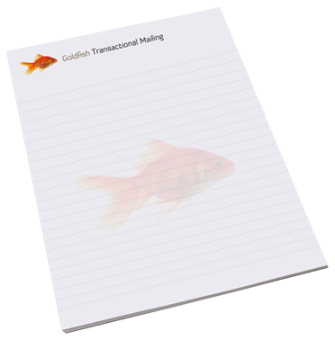 A5 Promotional Notepads with tear away paper