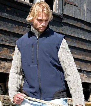 Result Soft Shell Bodywarmer Navy/Black