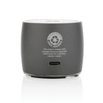 Branded Swiss Peak RCS recycled aluminum 3W bass speaker